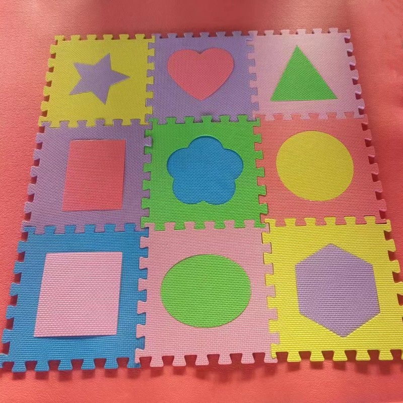 Puzzle Exercise Mat EVA Foam Interlocking Tiles Letters And Numbers Crawling Mat 