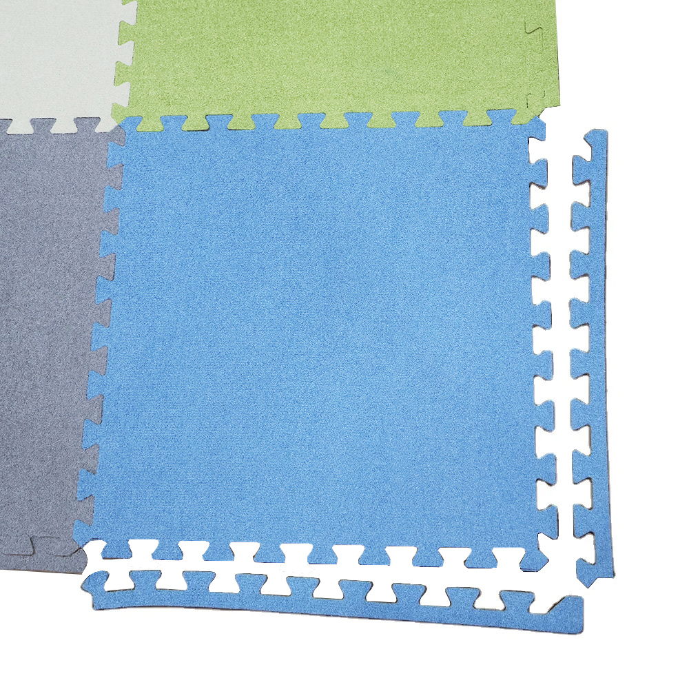 Thickened Plush Interlocking Floor Baby Crawling Fluffy Puzzle Mat