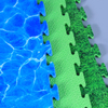 Factory Price High Density Laminated Play Mat Puzzle Foam Mat with Grass Water Cover