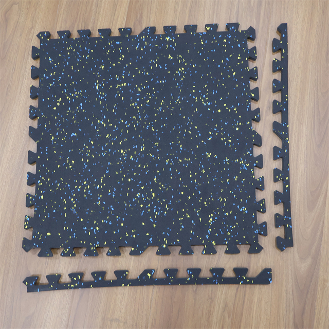 Rubber Top EVA Foam Home Gym Puzzle Mat with Rubber Top