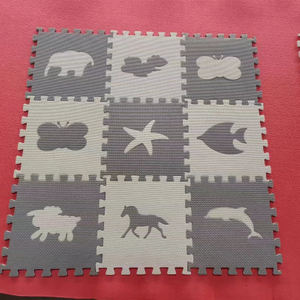 Logo Custom Indoor Bedroom Child Crawling Square Thick Eva Foam Floor Play Mat Carpet Puzzle Mat For Kids