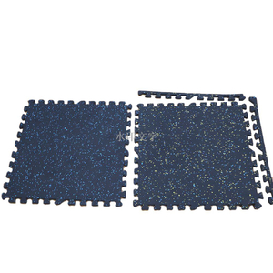 Rubber EVA Foam Interlocking Black Gym Puzzle Mats