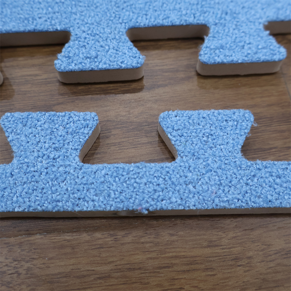 Thickened Plush Interlocking Floor Baby Crawling Fluffy Puzzle Mat