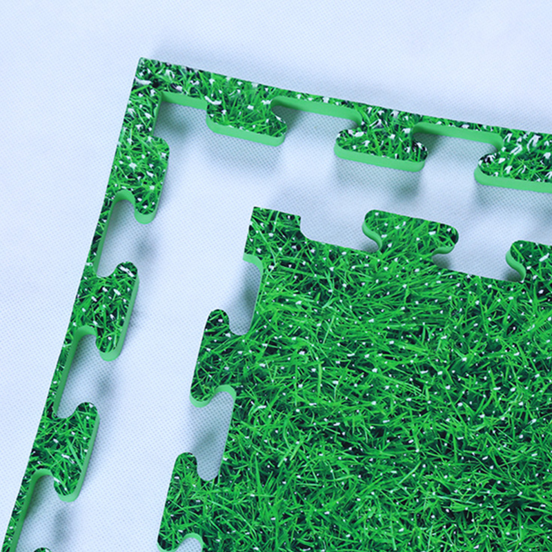 Factory Price High Density Laminated Play Mat Puzzle Foam Mat with Grass Water Cover