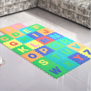 Wholesale Environmentally Eva Foam Puzzle Number and Letters Play Mat Soft Floor Puzzle Mats Baby Carpet Pad Toys For Kids Rug Toy