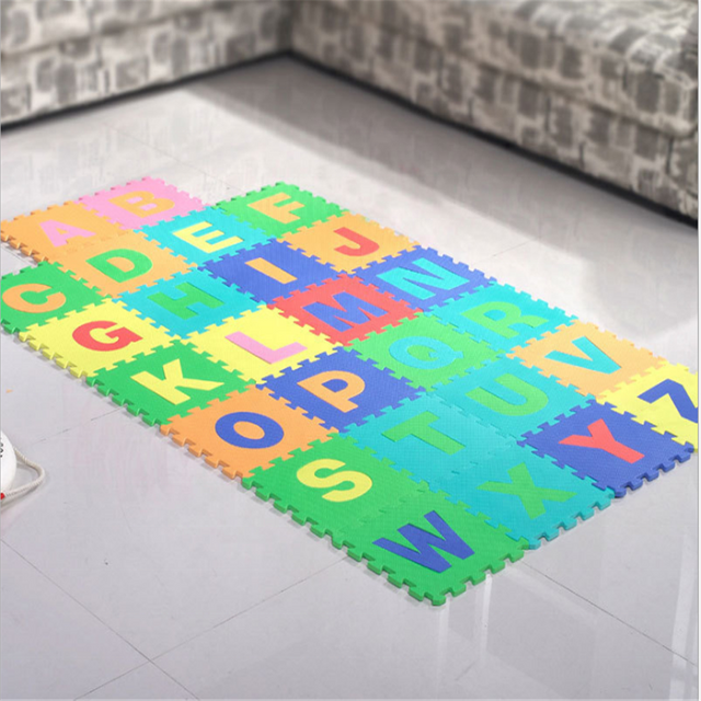  36 Interlocking Playmat Tiles 12X12 Inch/36 Sq.feet Coverage for Crawling Baby, Infant, Classroom, Toddlers, Kids, Gym Workout