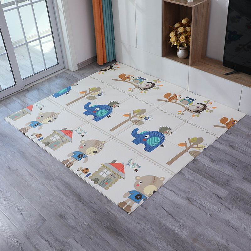 Cute Soft Foam Baby Play Mat for Children Foldable Crawling Mat in Playground Floor