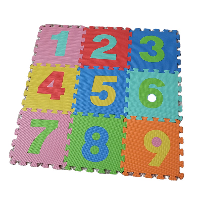 EVA Foam Puzzle Play Mat Floor Interlocking Playmat Alphabet & Numbers for Crawling Baby Infant