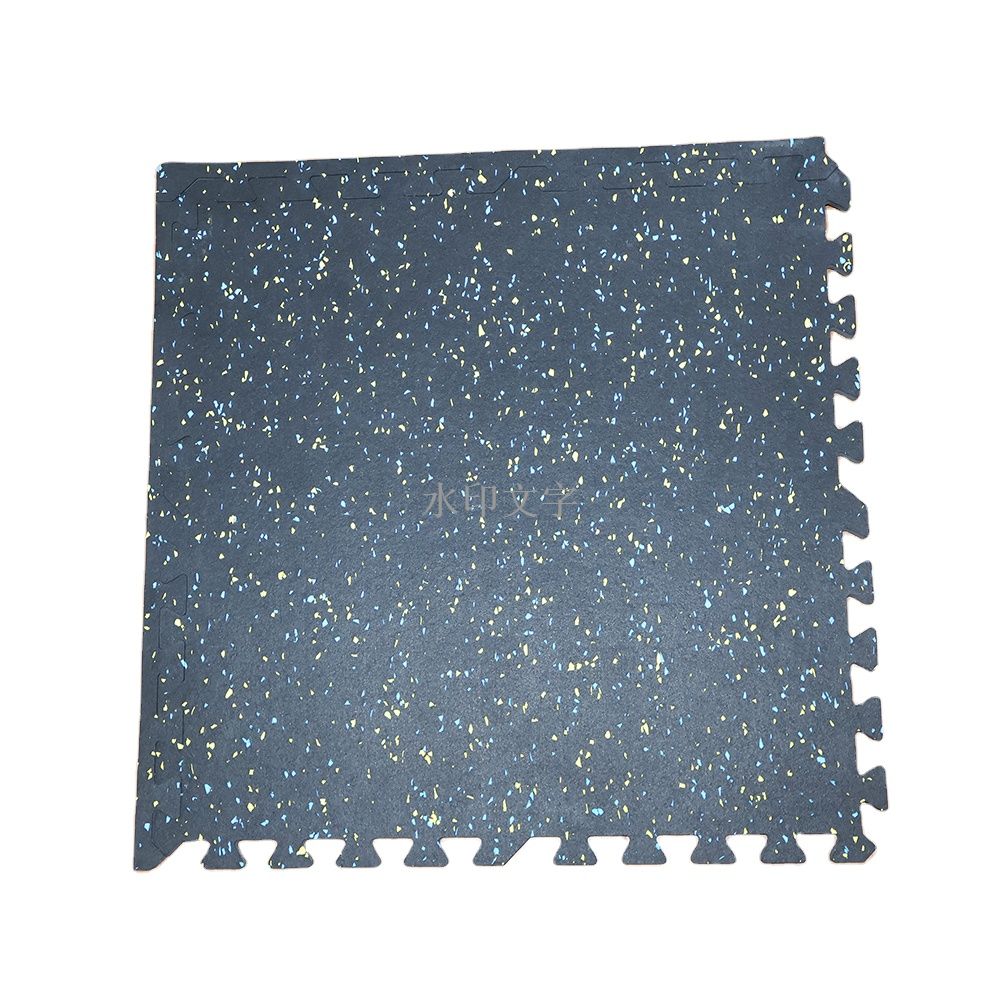 Rubber EVA Foam Interlocking Black Gym Puzzle Mats