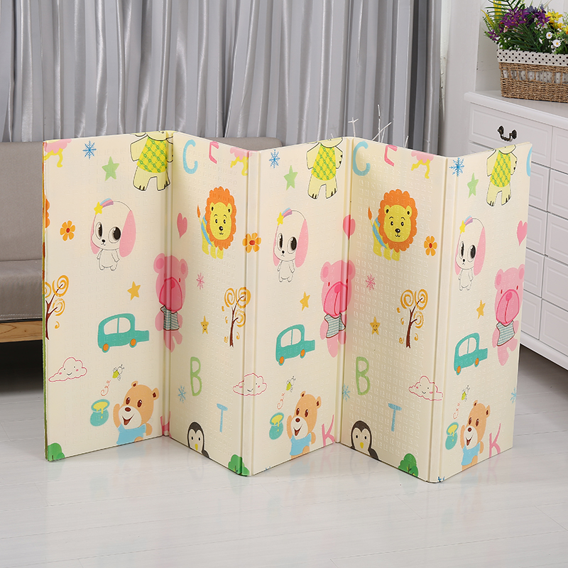 Waterproof Xpe Baby Activity Tummy Time Foam XPE Baby Play Mat with Piping