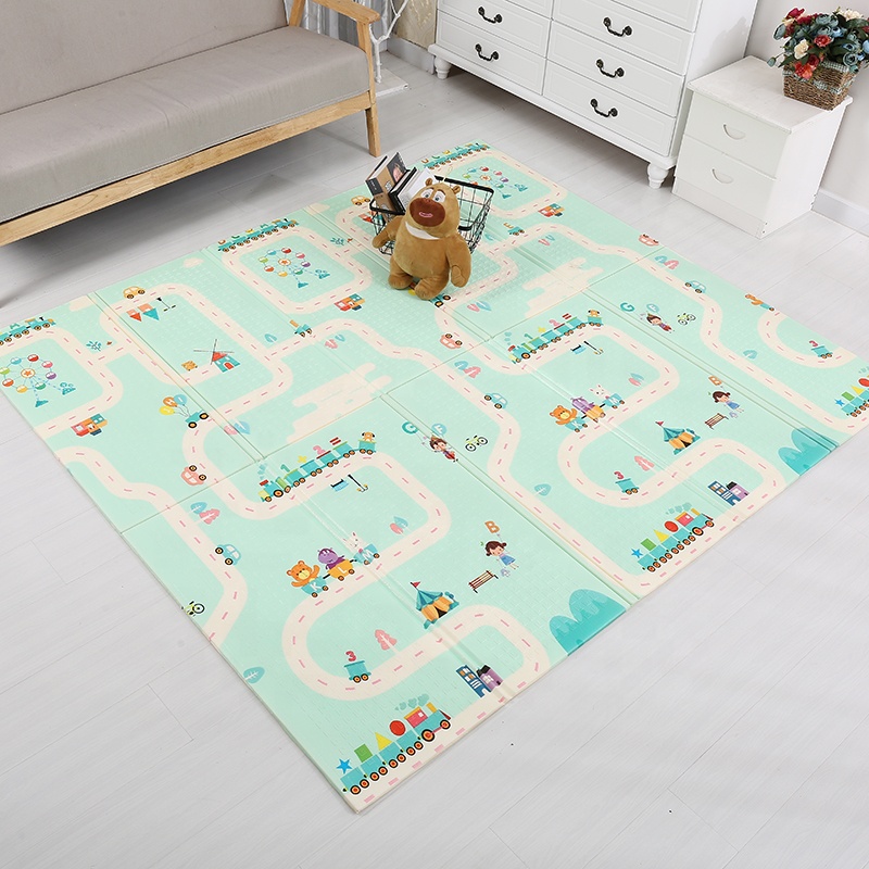 Cute Soft Foam Baby Play Mat for Children Foldable Crawling Mat in Playground Floor