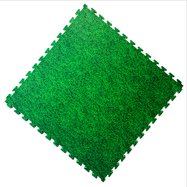 Factory Price High Density Laminated Play Mat Puzzle Foam Mat with Grass Water Cover