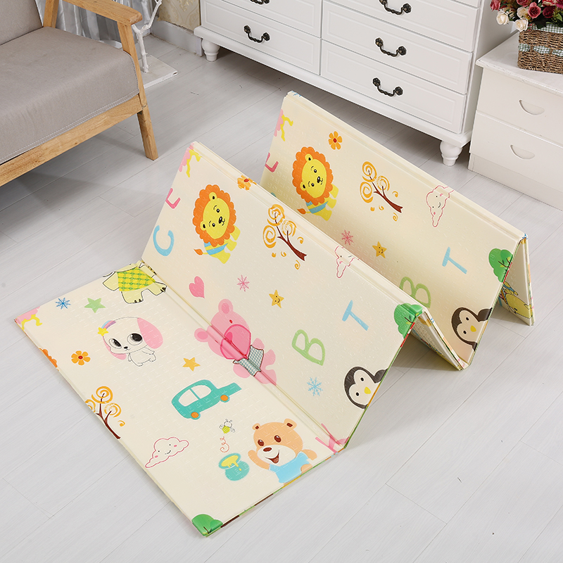 Waterproof Xpe Baby Activity Tummy Time Foam XPE Baby Play Mat with Piping