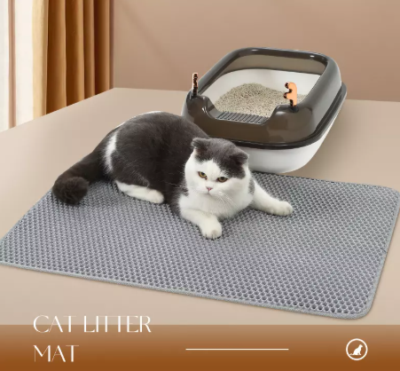 cat litter mat