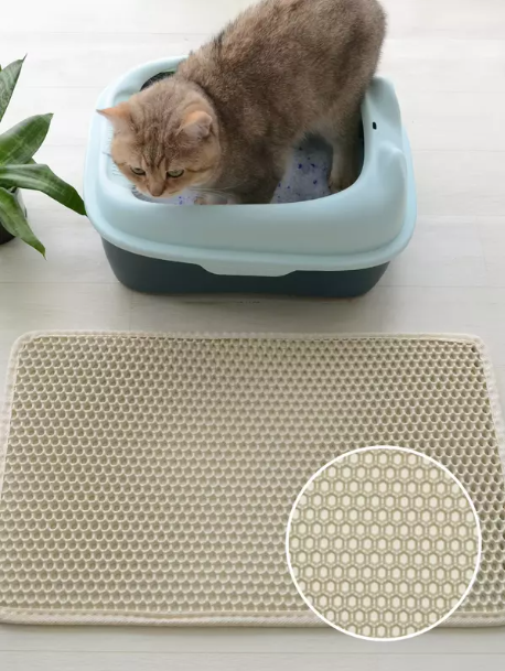 cat litter mat