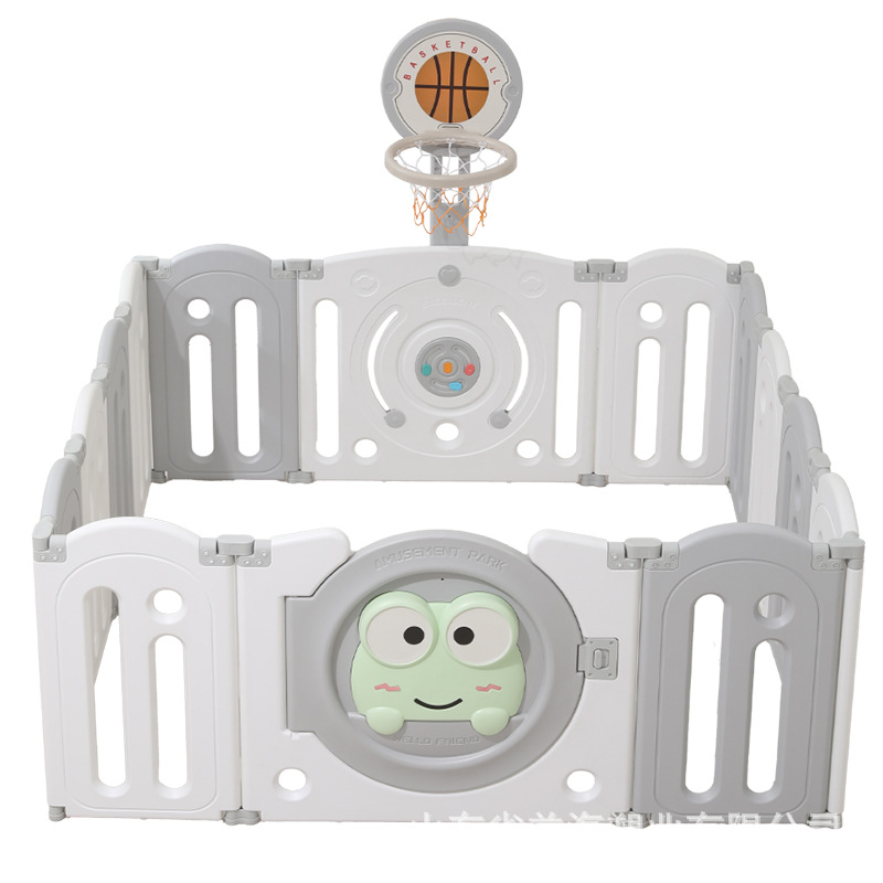 Memizo Indoor Outdoor Protective Game Fence Foldable Baby Playpen 