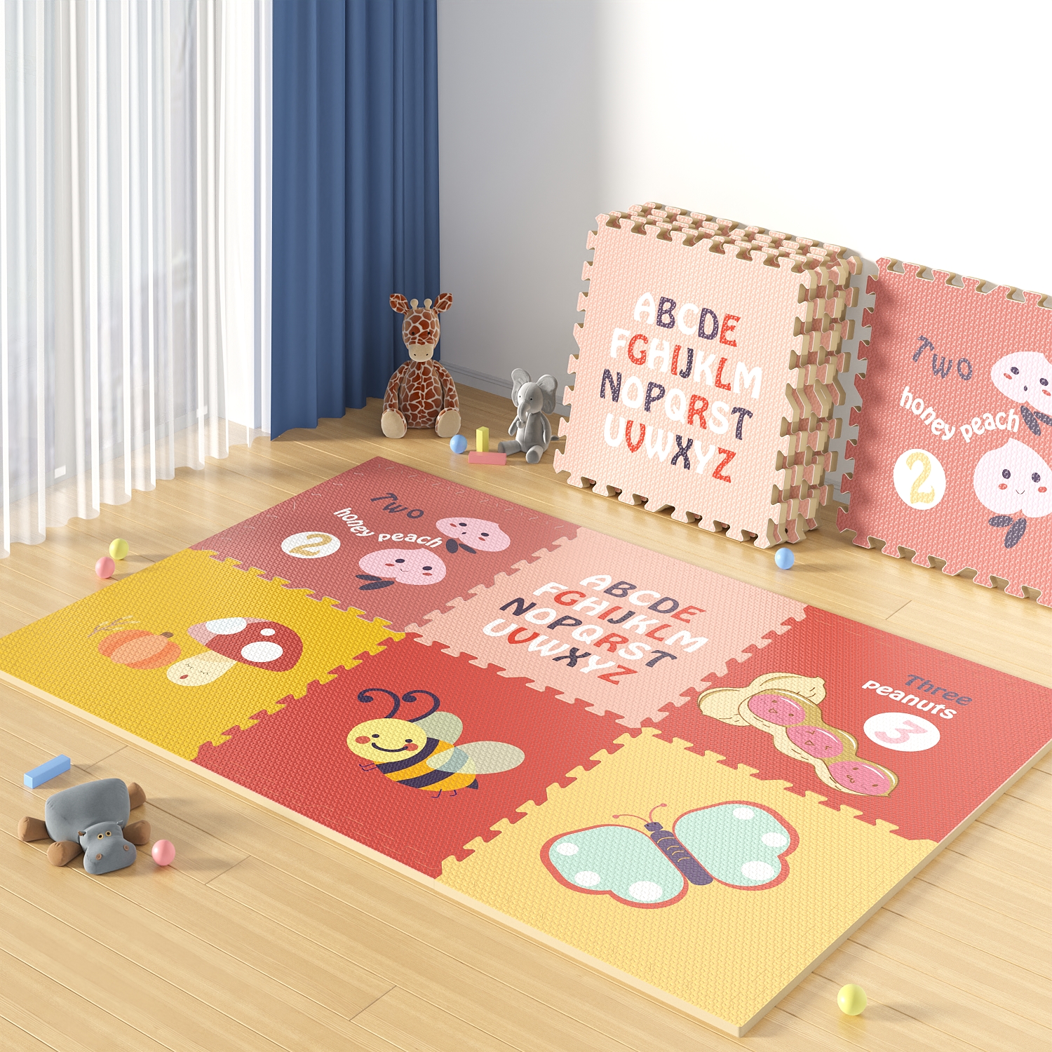 Non-toxic Tasteless Baby Splicing Creeper Mat Household Foam Thickened Floor Puzzle Mat