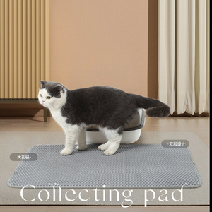Silicone Easy Clean Waterproof Durable Cat Litter Mat Pet Bed for Dog Crate Cat Litter Box Mat Litter