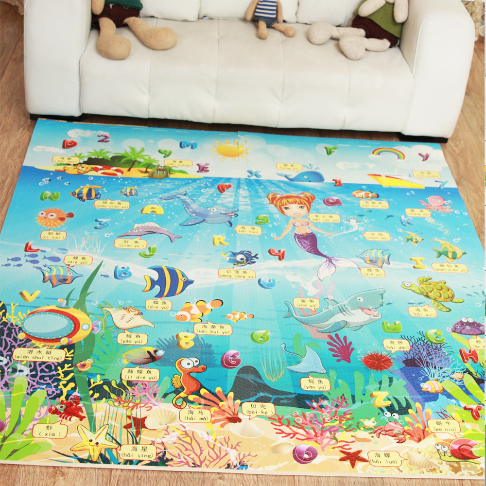 Good Quality Material Soft Floor XPE Foam Children Foldable Baby Play Mat for Kids