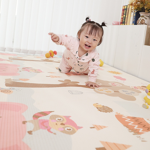 Comfortable Foldable XPE Crawling Mat Multi Color Printed Game Tatami Mat