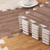 Non Toxic EVA Floor Mat Printed Wood Grain Floor Tiles EVA Interlocking Puzzle Mat