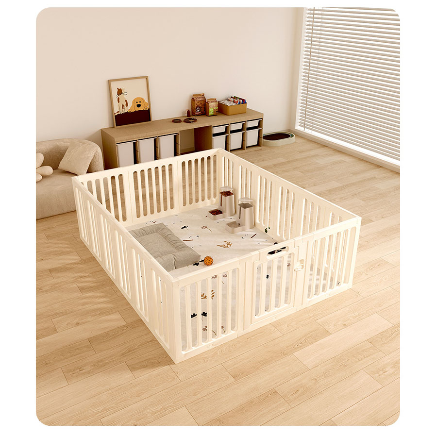 Indoor Pet Cage Anti Escape Enclosure Small Dog Cat Pet Fence