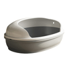 Extra Large Semi Enclosed Plastic Pet Litter Box