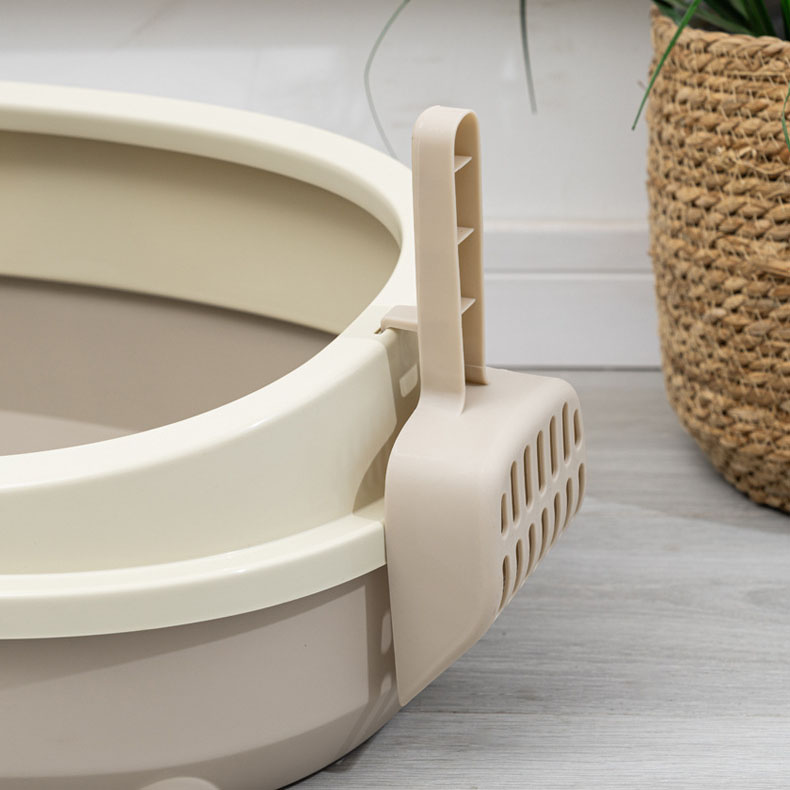 Manufacturer Direct Sales Semi Enclosed Cat Toilet Cat Litter Box