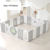 Memizo Indoor Outdoor Protective Game Fence Foldable Baby Playpen 