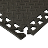 EVA FOAM Puzzle Mats Black Floor Mat Set 