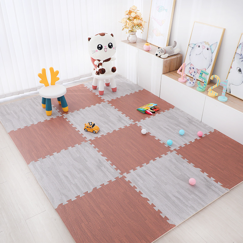 Thick Foam Interlocking Floor Mats Soft Non-Toxic Solid Colored Baby Playmat Puzzle Mat