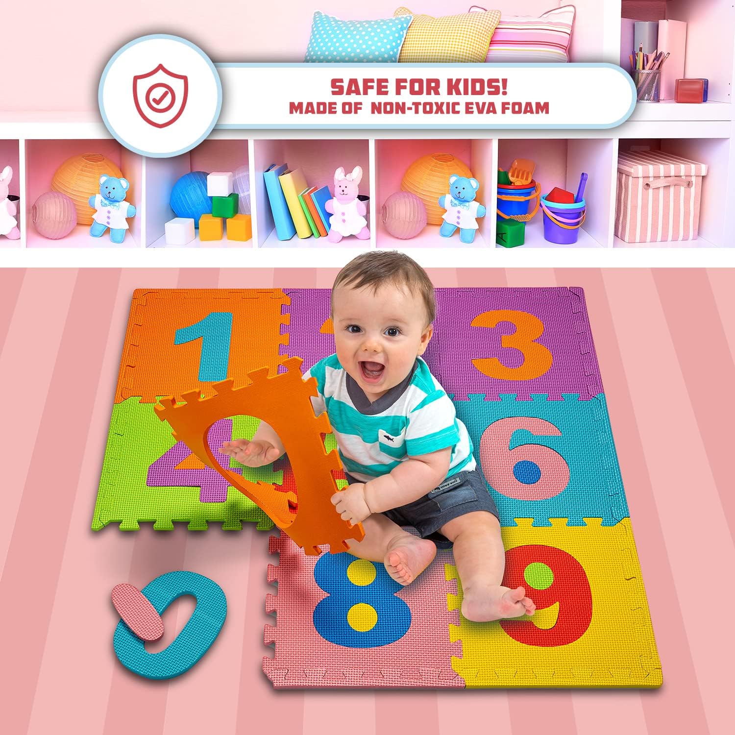 Number puzzle mat (14)