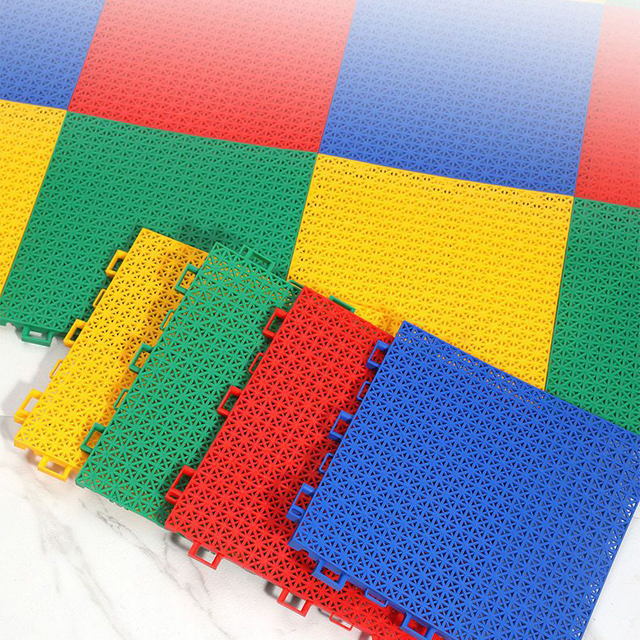 Kindergarten specific suspended PP floor mat outdoor basketball court, sports outdoor waterproof soft floor