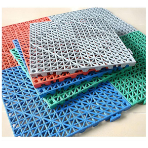 Outdoor Plastic Flooring Sheets Removable Assembly Plastic Interlocking Floor Tiles for Sports