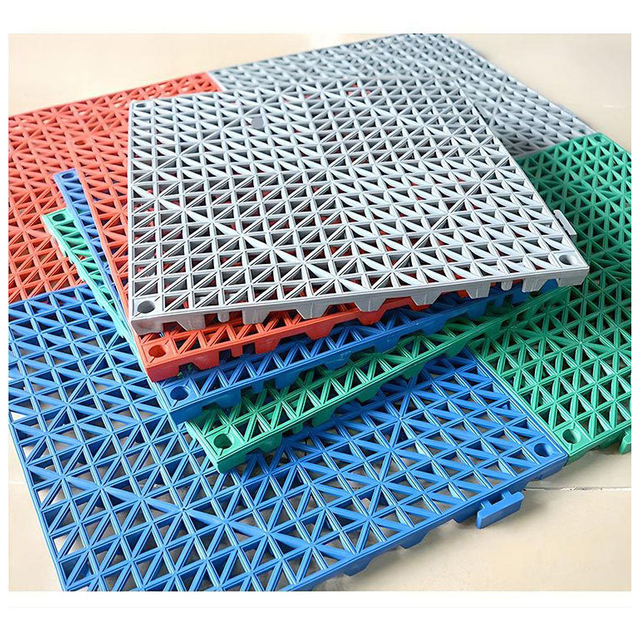 Outdoor Plastic Flooring Sheets Removable Assembly Plastic Interlocking Floor Tiles for Sports