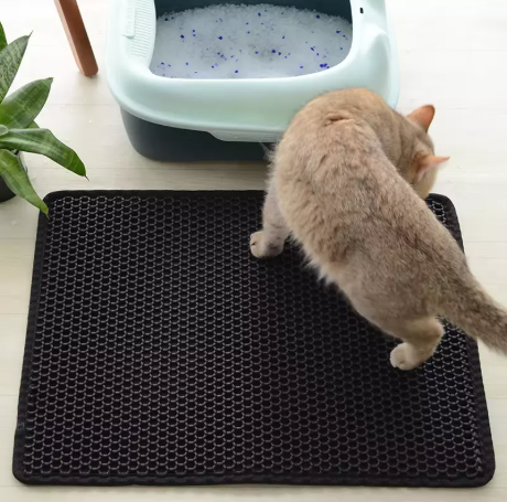 cat litter mat