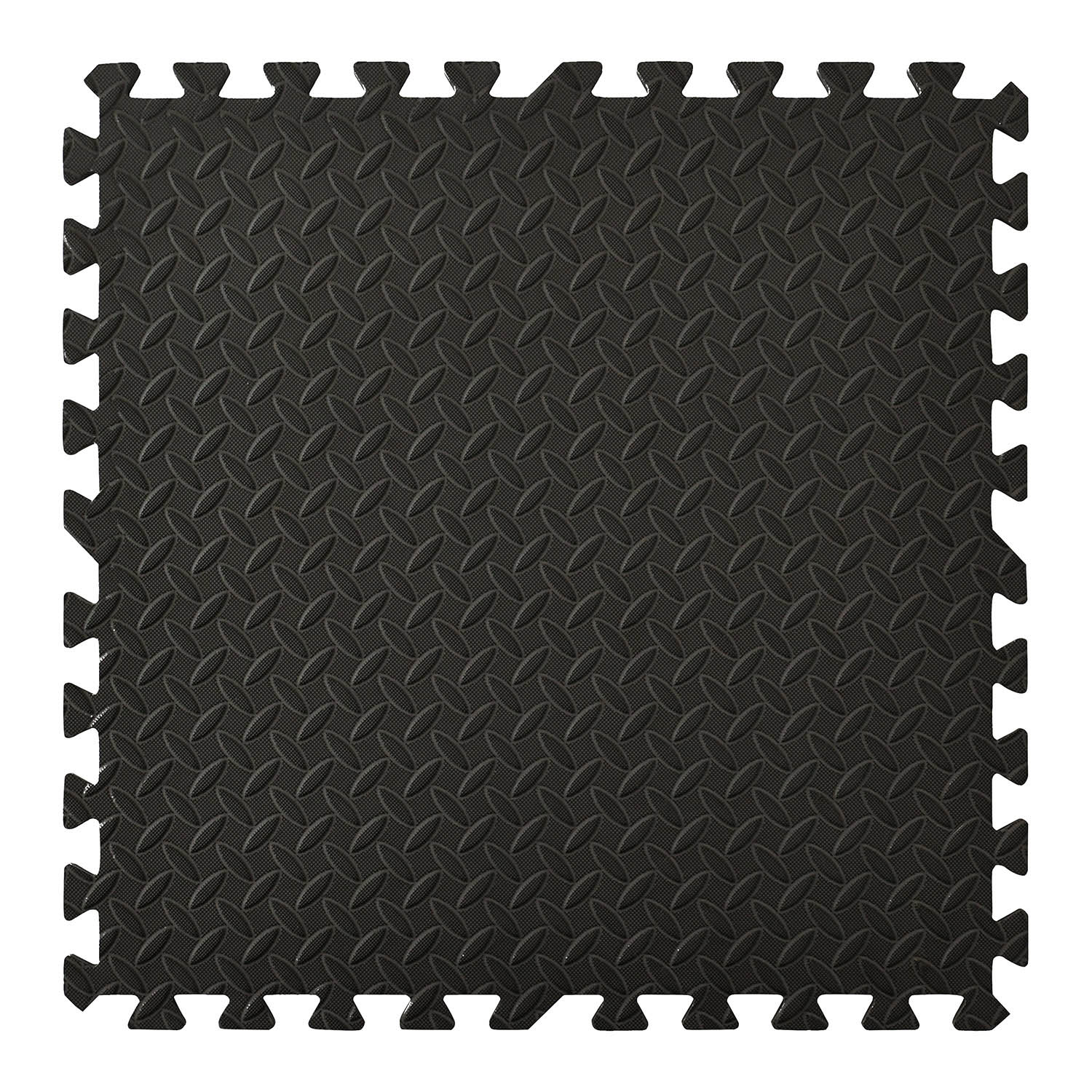 EVA FOAM Puzzle Mats Black Floor Mat Set 