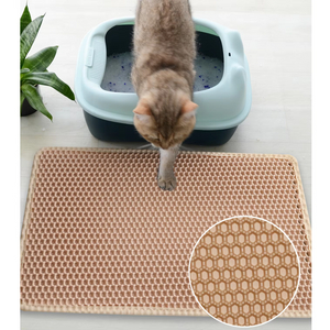 Waterproof Easy Clean Cat Litter Trapper Pads Double Layer EVA Cat Litter Mat