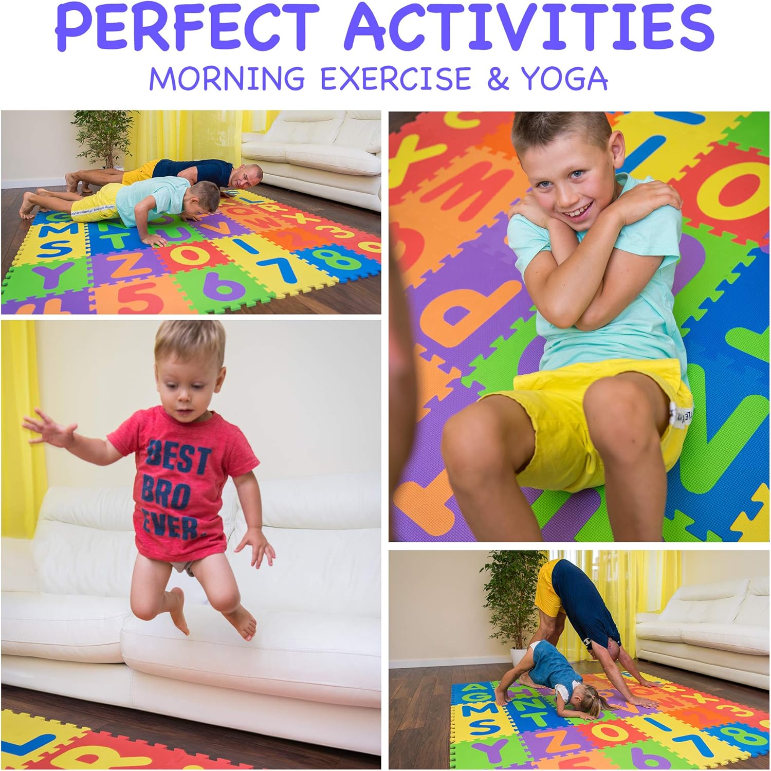 Number puzzle mat (6)