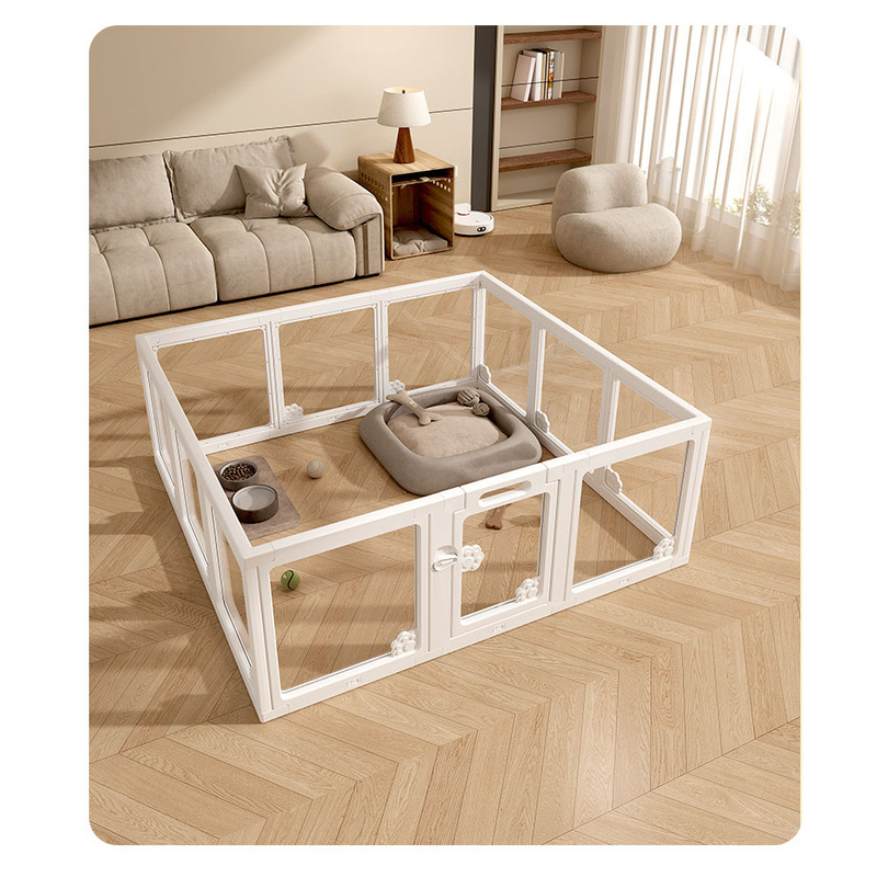  Acrylic Fully Transparent Dog Fence Indoor Pet Fence