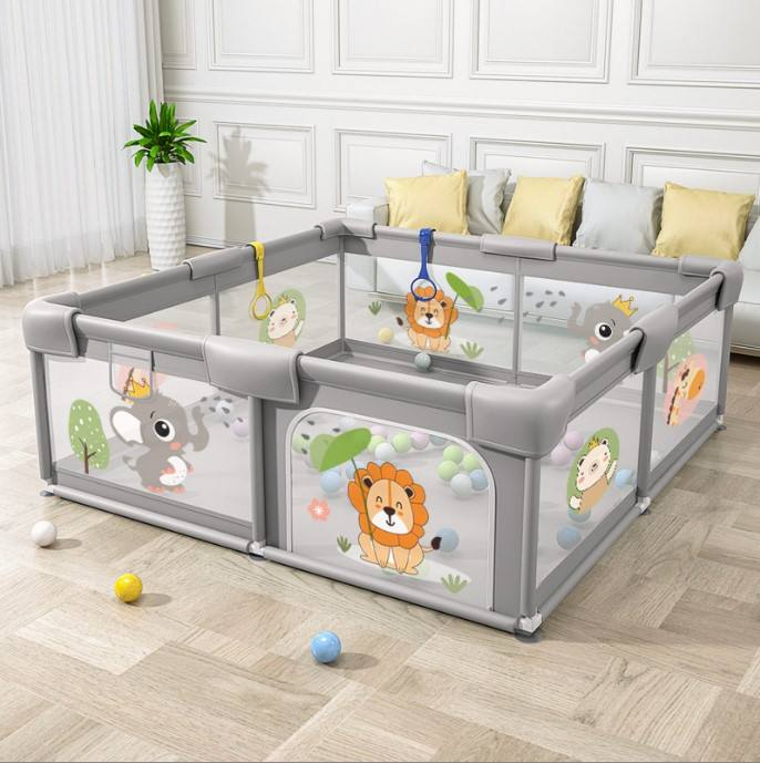MEMIZO Multi-functional New Design Indoor Safety Play Yard Fence Little Lion Playpen