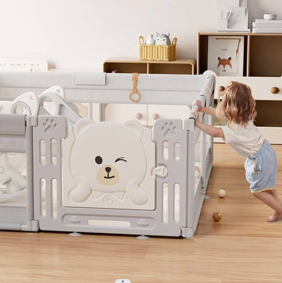 MEMIZO Children's Fence Openable Design Open Door Baby Safe Playpen 