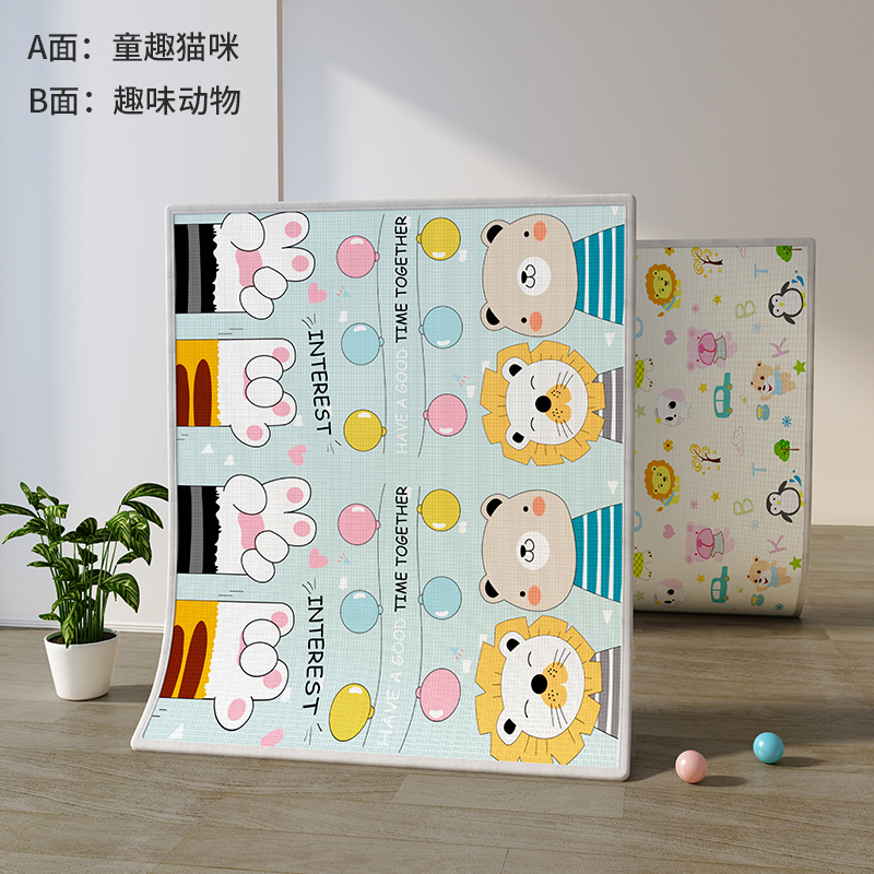 OEM Factory Wholesale Latest Design Printed Roll up Picnic Blanket Camping Mat Waterproof Soft Crawling MAT
