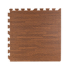 Wood Grain Puzzle Mat 1/2-in EVA Foam Interlocking Floor Tiles for Secure Indoor Room Workout Flooring Puzzle Playmat