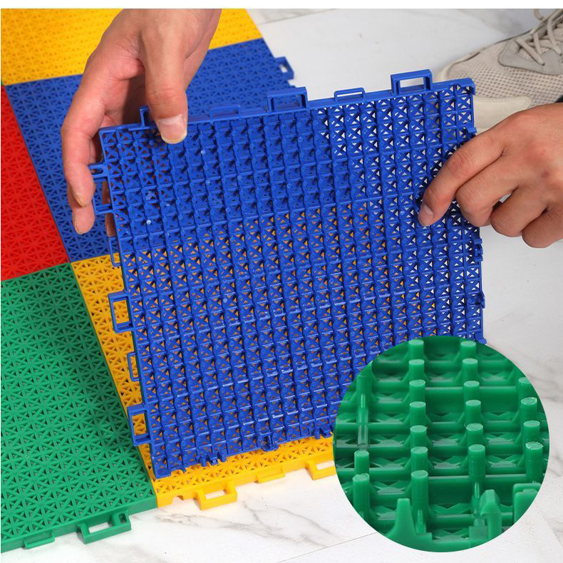 Kindergarten specific suspended PP floor mat outdoor basketball court, sports outdoor waterproof soft floor