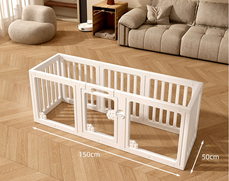 Indoor Panoramic Transparent Acrylic Splicing Pet Dog Cat Fence