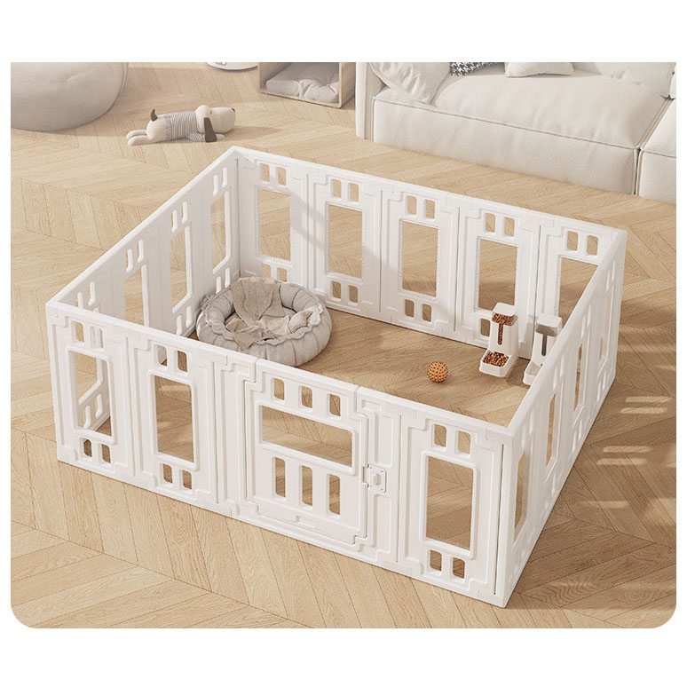 Spliceable Fence Visible Pet Cage Indoor Pet Cat Dog Fence