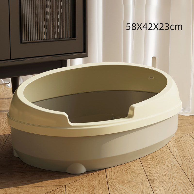 Pet Cleaning Product Cat Litter Toilet Box With Scoop