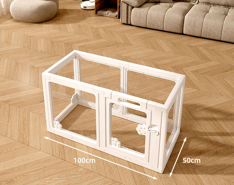  Acrylic Fully Transparent Dog Fence Indoor Pet Fence