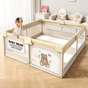 MEMIZO Cartoon Bear Indoor Children's Fabric Fence Meizi Bear Baby Playpen 